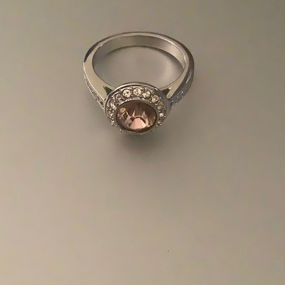 Swarovski angelic ring pink crystal